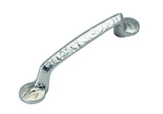 Hickory Hardware P3563 FN Rustic Handle Pull with 3 Inch Centers from the Clover Creek Collection, Flat Nickel   Cabinet And Furniture Pulls  