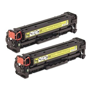 Hp Cc532a (hp 304a) Compatible Yellow Toner Cartridge (pack Of 2)