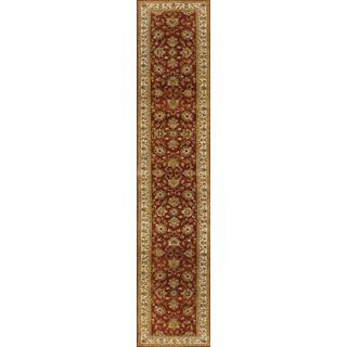 Hand Knotted Ziegler Rust Beige Vegetable Dyes Wool Rug 10300 (2.6 X 6)