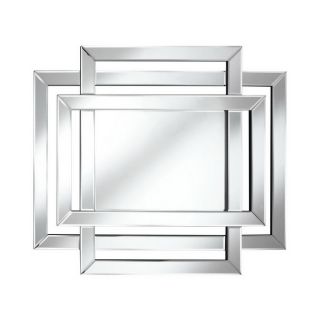 Cooper Classics 42.5 in x 49 in Beveled Edge Wall Mirror