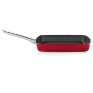 Swan 28cm Griddle Pan   Red      Homeware