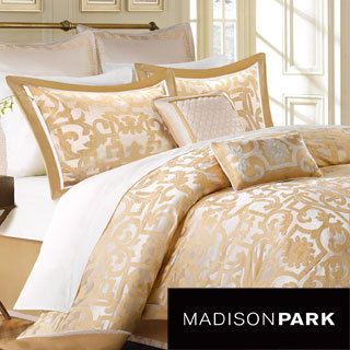 Madison Park Signature Carmichael 8 piece Charmeuse Comforter Set