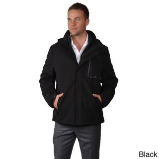 Calvin Klein Calvin Klein Mens Soft Shell Hooded Coat Black Size M
