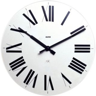 Alessi 14.17 Firenze Wall Clock 12 Color White