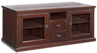 Kathy Ireland Home by Martin Huntington Club 59 1/2 Inch Full Sized Entertainment TV Console; 24 Inch Height   Television Stands