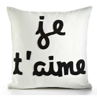 Alexandra Ferguson It Starts with a Kiss Je TAime Decorative Pillow JAIME 