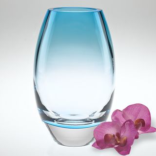 Radiant Aqua 9 inch Vase