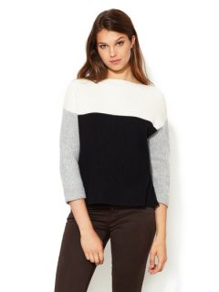 Colorblock Cashmere Dolman Sweater by Autumn Cashmere