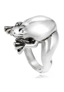 Adi Designs SR 5218 05  Jewelry,Rhodium Plated Sterling Silver Frog Ring, Fine Jewelry Adi Designs Rings Jewelry