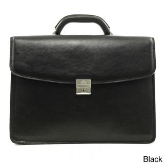 Tony Perotti Tuscany 16 inch Laptop Triple Compartment Leather Briefcase