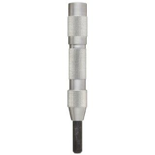 Starrett 819 Hinge Locating Automatic Center Punch With Adjustable Stroke, 5" Length, 5/8" Diameter Hand Tool Center Punches