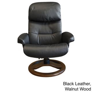 Fjord Scansit 868 Leather Recliner And Ottoman
