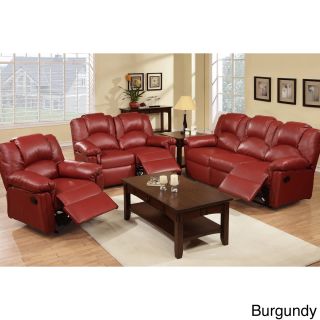 Grenoble Bonded Leather Reclining Living Room Set