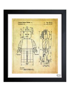 Lego Toy Figure, 1979 (Framed Art) by Oliver Gal