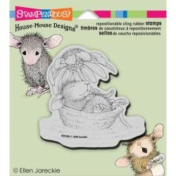 Stampendous House Mouse Cling Rubber Stamp 5.5 X4.5 Sheet   Daisy Float