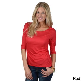 Hailey Jeans Co Hailey Jeans Co. Juniors Half sleeve Round Neck Tee Red Size S (1  3)