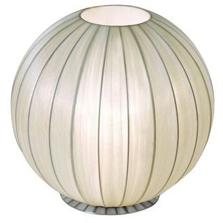 Shanghai Pearl Ribbon Shade Uplight Fixture