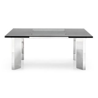 Calligaris Tower Adjustable Extension Dining Table CS/4057 R_G Finish Smoked