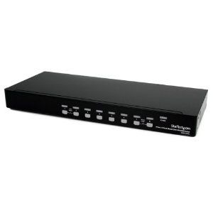StarTech 8 Port 1U Rack Mount DVI USB KVM Switch (SV831DVIU) Electronics