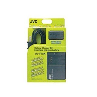 JVC VU VT8K Camcorder BNVF808 Battery & Charger Kit (Also works with BN V815 & BN VF823 Batteries)  Digital Camera Batteries  Camera & Photo