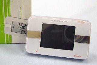 High Quality Body Fat Analyzer with Digital Clock and Alarm AQ 832 Health & Personal Care