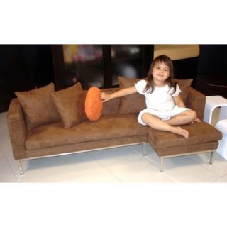Boom Design Lucy Kids Sectional M103 5 Color Chocolate