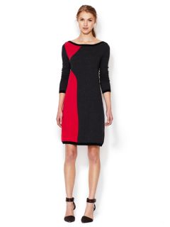 Cashmere Colorblock Sweaterdress by Shae