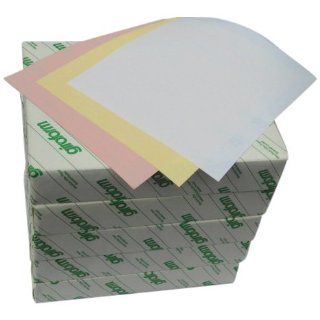 Carbonless Paper 3 Part Reverse 5 Reams / 2505 Sheets (835 sets) Pink / Canary / Bright White 8 1/2 x 11 Science Lab Consumables