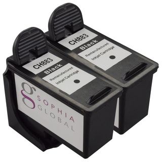Sophia Global Remanufactured Ink Cartridge Replacement For Dell Ch883 Series 7 (2 Black)