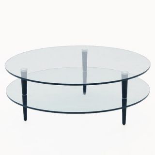 Focus One Home Saturn Coffee Table with Wooden Legs FO 324RD
