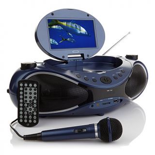 GPX 7" LCD Portable DVD/CD/Karaoke Boom Box with Microphone