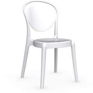 Calligaris Parisienne Chair CS/1263_P Finish Glossy Optic White