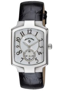 Philip Stein 21FMOPABS  Watches,Womens Mother of Pearl Dial Black Patent Leather Strap, Casual Philip Stein Quartz Watches