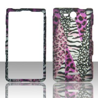 2D Pink Safari LG Lucid 4G LTE VS840 Verizon Case Cover Phone Snap on Cover Cases Faceplates Cell Phones & Accessories