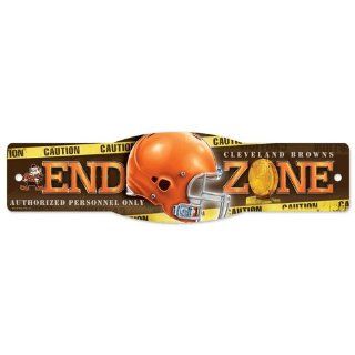Cleveland Browns Official NFL 4"x17" Street Sign  Sports Fan Street Signs  Sports & Outdoors