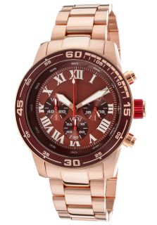 Red Line 60047  Watches,Mens Volt Chronograph Brown Dial Rose Gold Tone Ion Plated Stainless Steel, Chronograph Red Line Quartz Watches