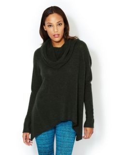 Cowl Neck Cashmere Sweater by Qi Cashmere