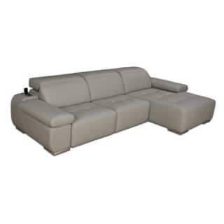 Eurosace Luxury Space Sectional   Italian Fabric SPCF1 Color Carbon