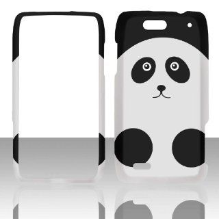 2D Panda Design Motorola Droid 4 / XT894 Case Cover Phone Hard Cover Case Snap on Faceplates Cell Phones & Accessories