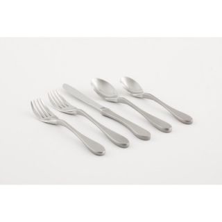 Knork 20 Piece Flatware Set KNRK1004 Color Glossy Head, Frosted Handle
