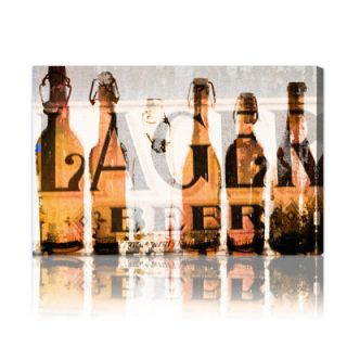Oliver Gal Birra Graphic Art on Canvas 10171 Size 15 x 10