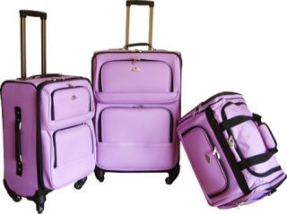 American Flyer Travelware Platinum Quattro 3 Piece Luggage Set