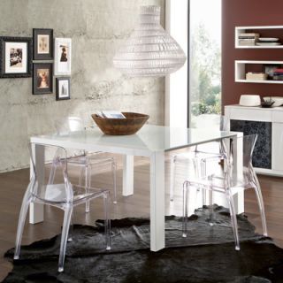 Domitalia Fashion Dining Table with Crystal Chairs FASHION14/CRYSTAL/4 PC