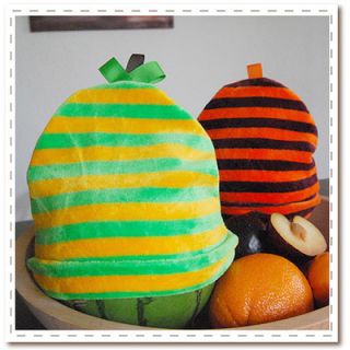 Satsuma Designs Striped Bamboo Hat 851201002177 Color Citrus