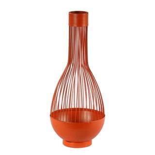 Orange Wire frame Small Mordern Vase