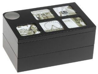 Shop Umbra Spindra Pivoting Storage Box with (5) 2 Inch by 2 Inch Photo Opening, Espresso at the  Home Dcor Store