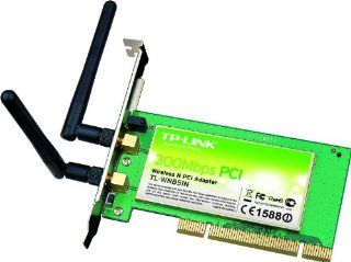 TP Link TL WN851N 300Mbps Wireless N PCI Adapter Electronics