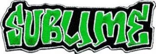 SUBLIME Logo Patch Embroidered Iron On Ska Punk Reggae Clothing