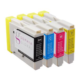 Sophia Global Compatible Ink Cartridge Replacement For Brother Lc51 (1 Black, 1 Cyan, 1 Magenta, 1 Yellow)