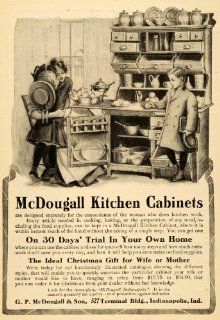 1905 Vintage Ad McDougall Kitchen Cabinets Antique NICE   Original Print Ad  